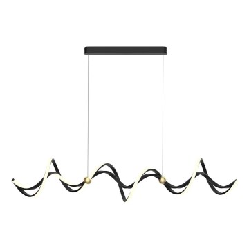 LED-Hängeleuchte COLIA LED/55W/230V schwarz/golden