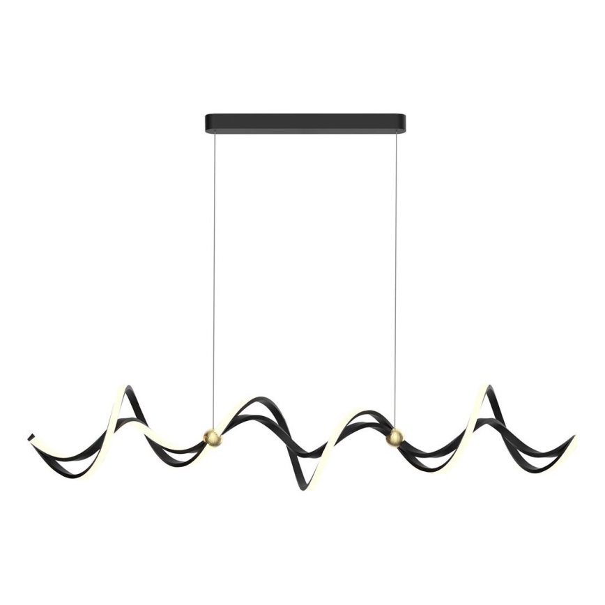 LED-Hängeleuchte COLIA LED/55W/230V schwarz/golden