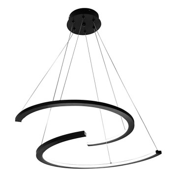 LED-Hängeleuchte DOUBLEMOON LED/30W/230V schwarz