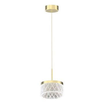 LED-Hängeleuchte ELEGANCE LED/9W/230V d 15 cm golden