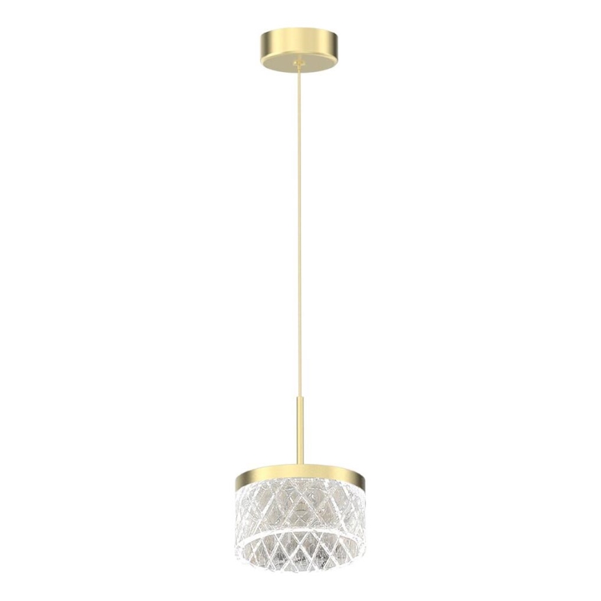 LED-Hängeleuchte ELEGANCE LED/9W/230V d 15 cm golden