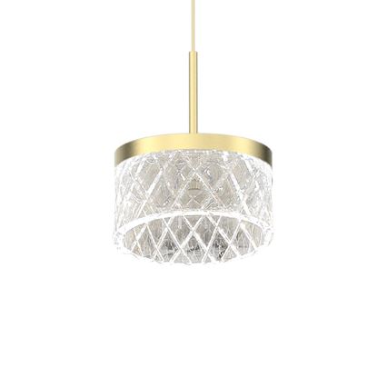 LED-Hängeleuchte ELEGANCE LED/9W/230V d 15 cm golden