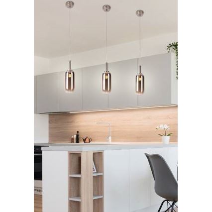 LED Hängeleuchte FIUGGI LED/6W/230V grau