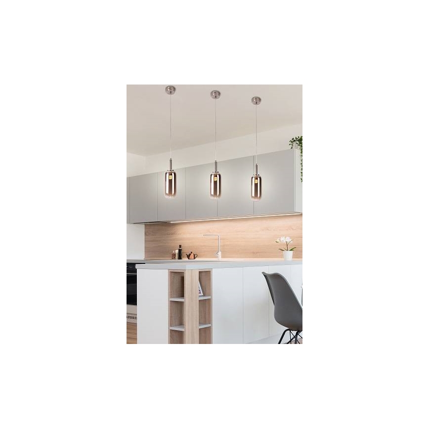 LED Hängeleuchte FIUGGI LED/6W/230V grau