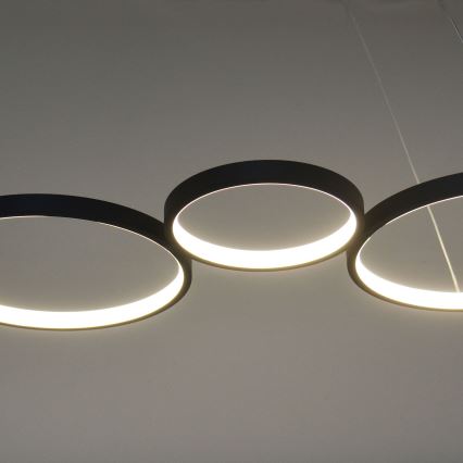 LED-Hängeleuchte FLAMENCO LED/42W/230V 4000K schwarz