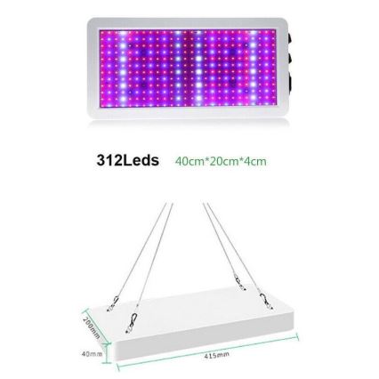 LED-Hängeleuchte für die Pflanzenaufzucht LED/36W/230V IP44