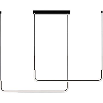 LED-Hängeleuchte HORIZONT 2xLED/11W/230V schwarz
