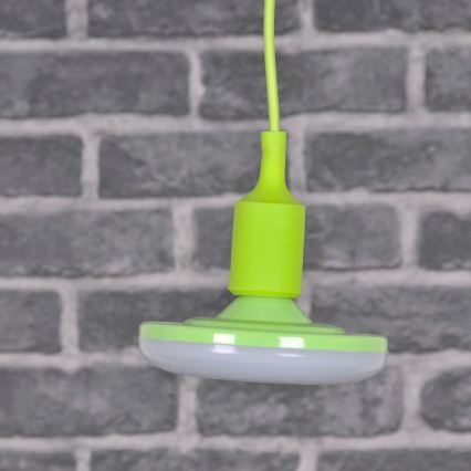 LED Hängeleuchte KIKI 1xE27/10W/230V grün