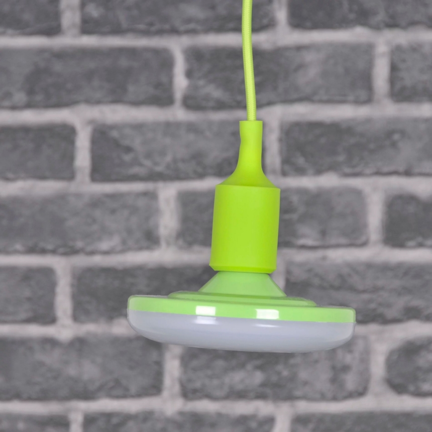 LED Hängeleuchte KIKI 1xE27/10W/230V grün