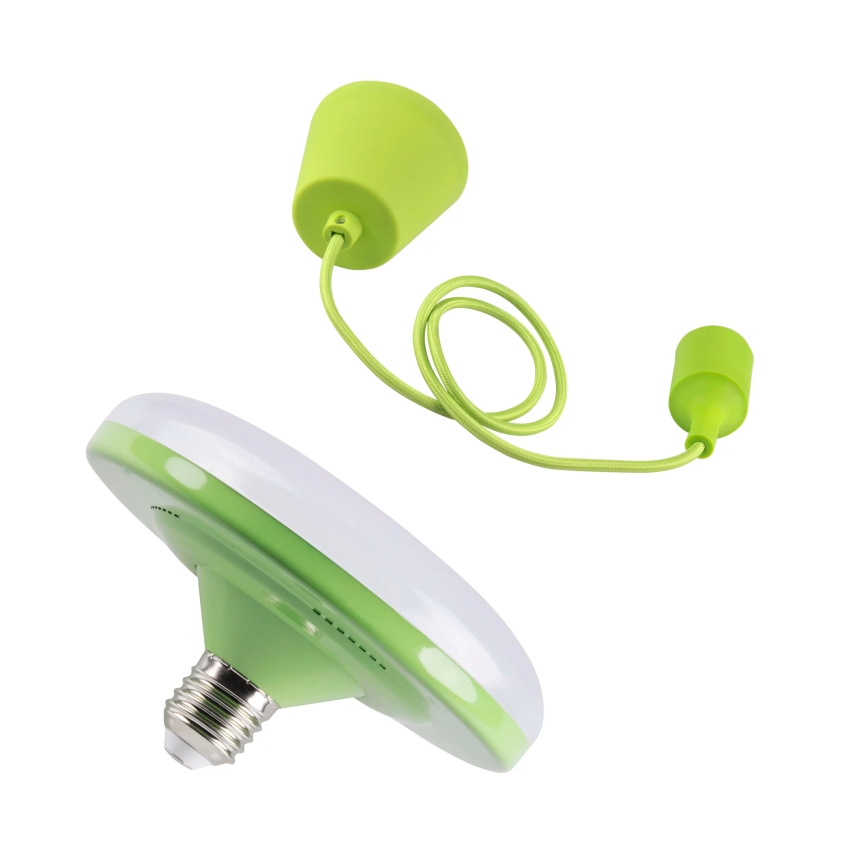 LED Hängeleuchte KIKI 1xE27/10W/230V grün