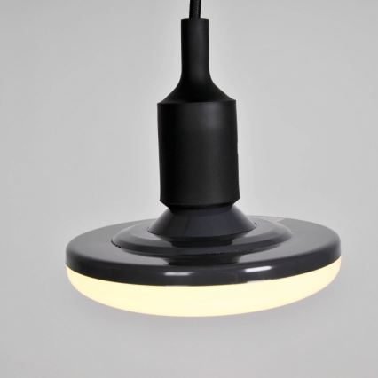 LED Hängeleuchte KIKI 1xE27/10W/230V schwarz