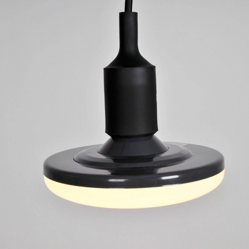 LED Hängeleuchte KIKI 1xE27/10W/230V schwarz