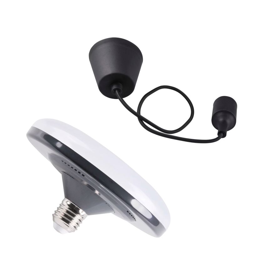 LED Hängeleuchte KIKI 1xE27/10W/230V schwarz