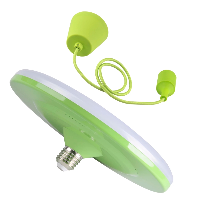 LED Hängeleuchte KIKI 1xE27/15W/230V grün