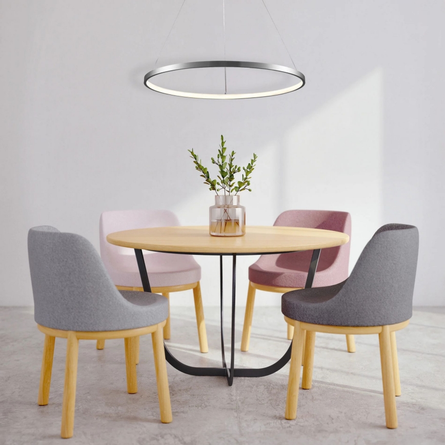 LED-Hängeleuchte LEA LED/20W/230V 4000K d 50 cm matt Chrom