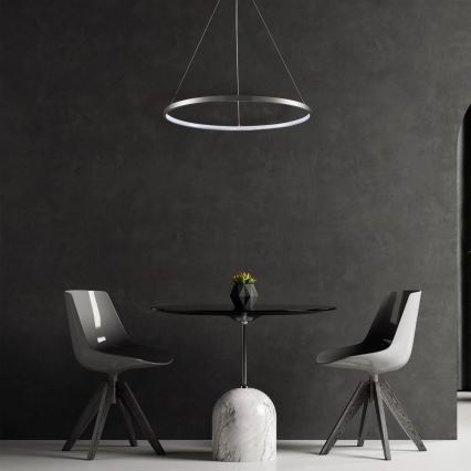 LED-Hängeleuchte LEA LED/20W/230V 4000K d 50 cm matt Chrom