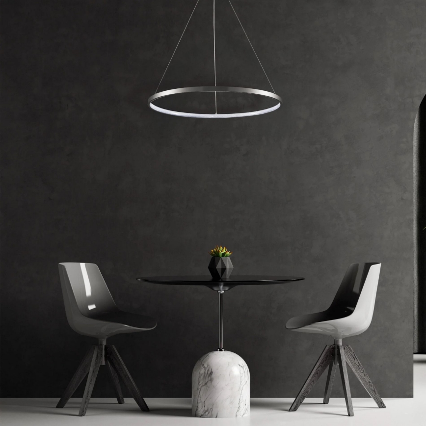 LED-Hängeleuchte LEA LED/20W/230V 4000K d 50 cm matt Chrom