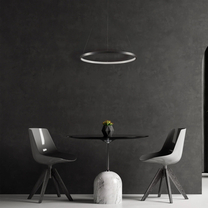 LED-Hängeleuchte LEA LED/20W/230V 4000K d 50 cm schwarz