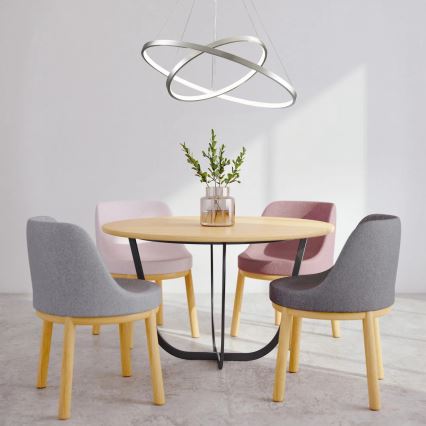 LED-Hängeleuchte LEA LED/35W/230V 4000K d 60 cm matt Chrom
