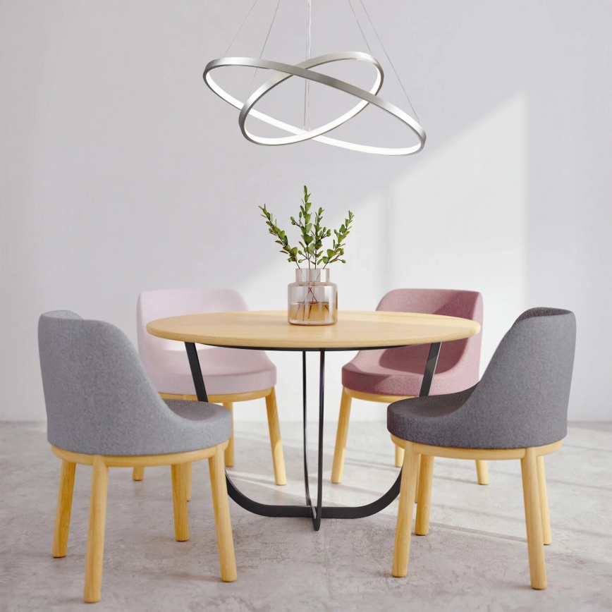 LED-Hängeleuchte LEA LED/35W/230V 4000K d 60 cm matt Chrom