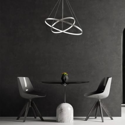 LED-Hängeleuchte LEA LED/35W/230V 4000K d 60 cm matt Chrom
