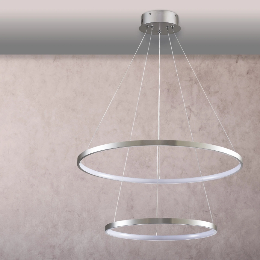 LED-Hängeleuchte LEA LED/35W/230V 4000K d 60 cm matt Chrom