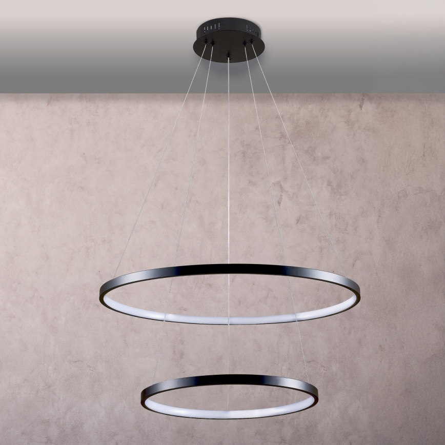 LED-Hängeleuchte LEA LED/35W/230V 4000K d 60 cm schwarz