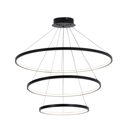 LED-Hängeleuchte LEA LED/60W/230V 4000K d 80 cm schwarz