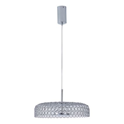 LED-Hängeleuchte LED/10W/230V 3000K glänzendes Chrom d 35 cm