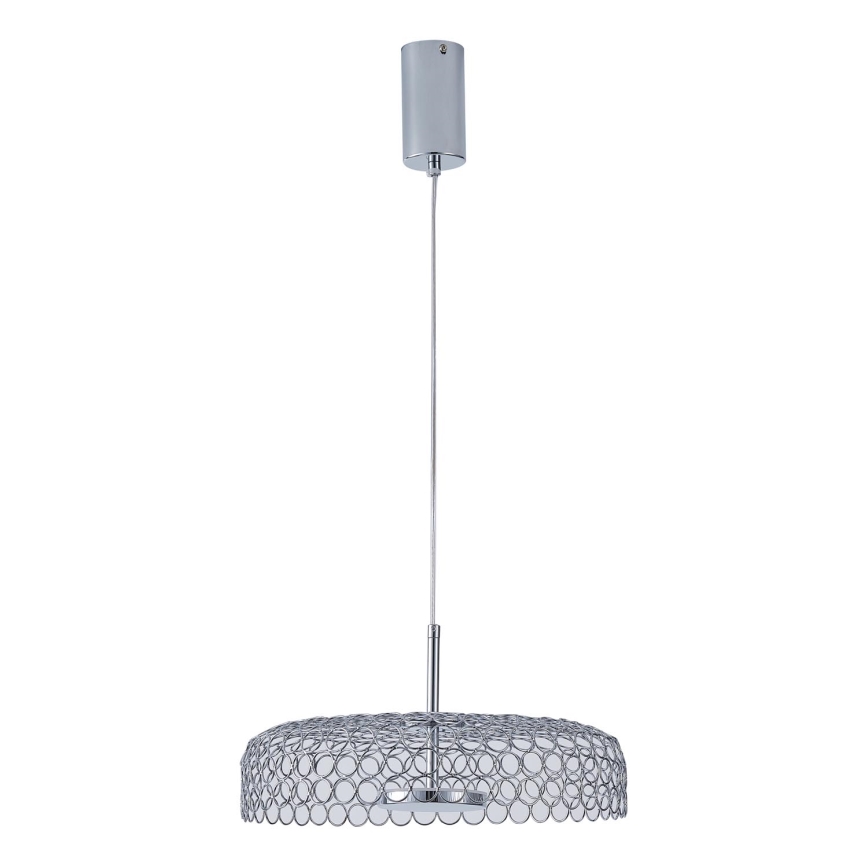 LED-Hängeleuchte LED/10W/230V 3000K glänzendes Chrom d 35 cm