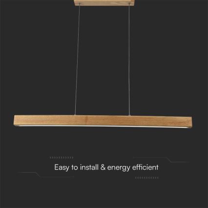 LED-Hängeleuchte LED/12W/230V 4000K braun