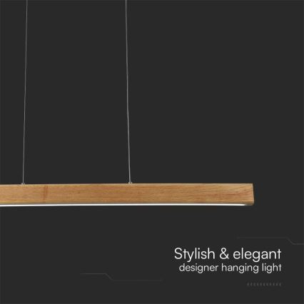 LED-Hängeleuchte LED/12W/230V 4000K braun