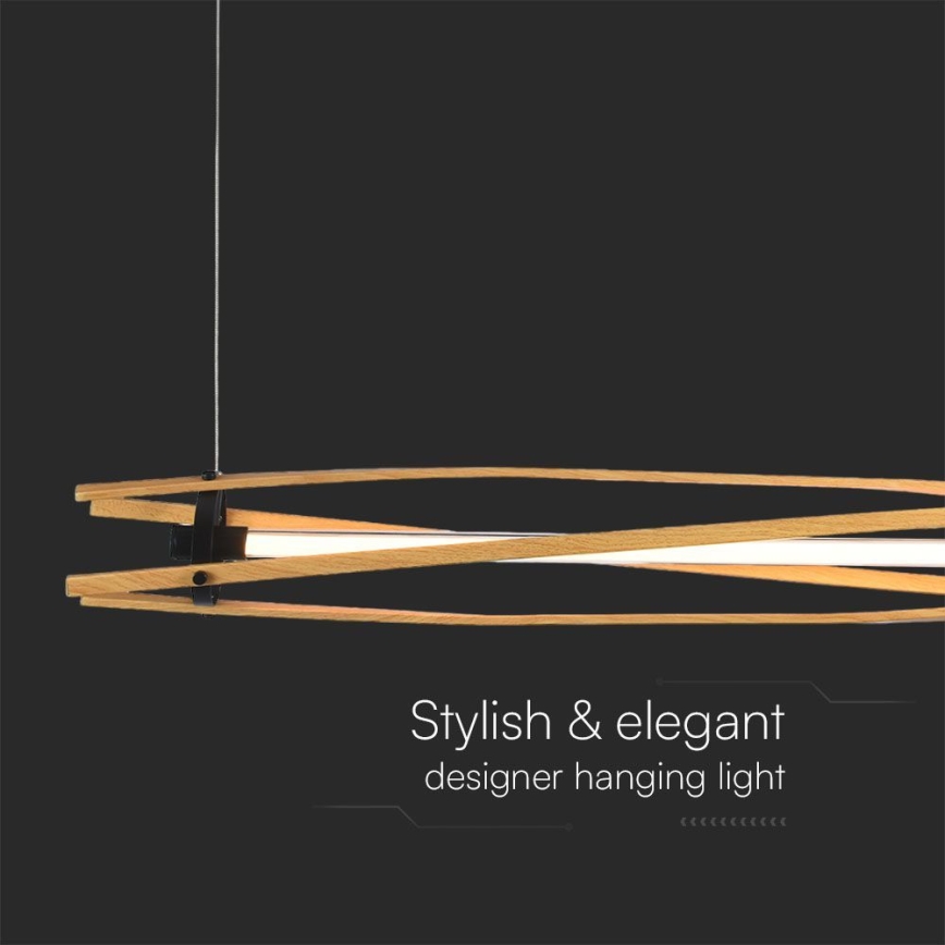 LED-Hängeleuchte LED/15W/230V 3000K braun