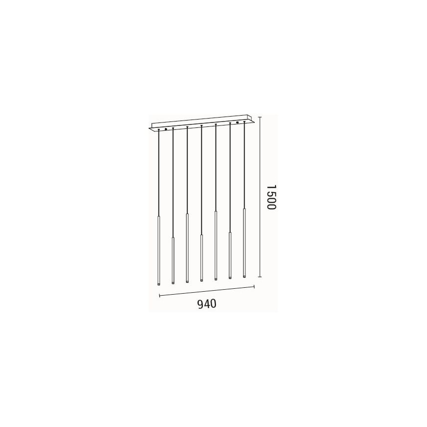 LED-Hängeleuchte LED/16W/230V 3000K