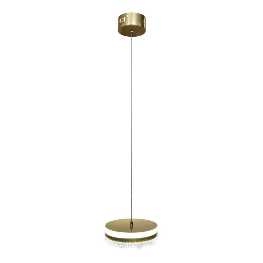 LED-Hängeleuchte LED/25W/230V d 20 cm golden