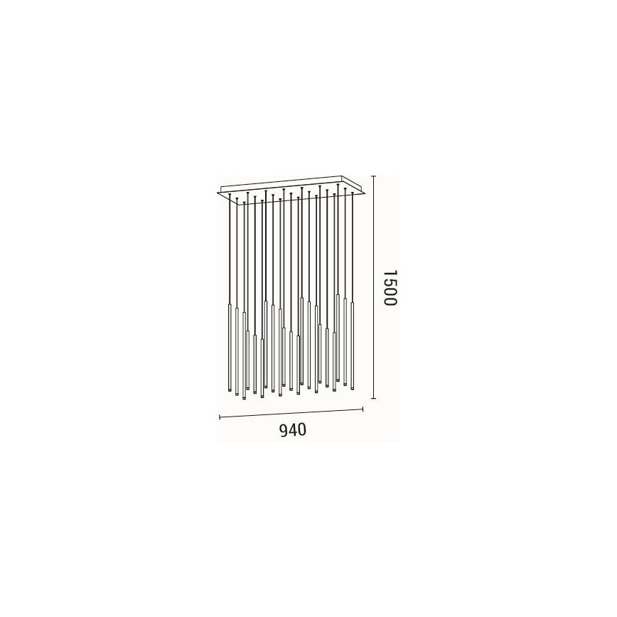 LED-Hängeleuchte LED/47W/230V 3000K
