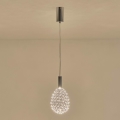 LED-Hängeleuchte LED/6,3W/230V 3000K glänzendes Chrom d 14 cm
