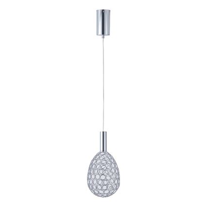 LED-Hängeleuchte LED/6,3W/230V 3000K glänzendes Chrom d 14 cm