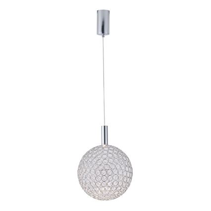 LED-Hängeleuchte LED/6,3W/230V 3000K glänzendes Chrom d 25 cm