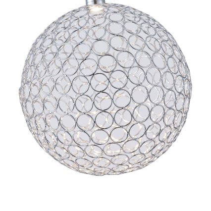 LED-Hängeleuchte LED/6,3W/230V 3000K glänzendes Chrom d 25 cm