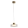 LED-Hängeleuchte LED/8W/230V 3000K golden/klar