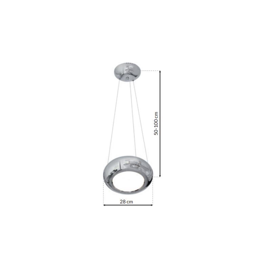 LED Hängeleuchte MERCURIO 1xLED/12W/230V