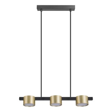 LED-Hängeleuchte MIRELLA 3xGX53/6W/230V golden/schwarz
