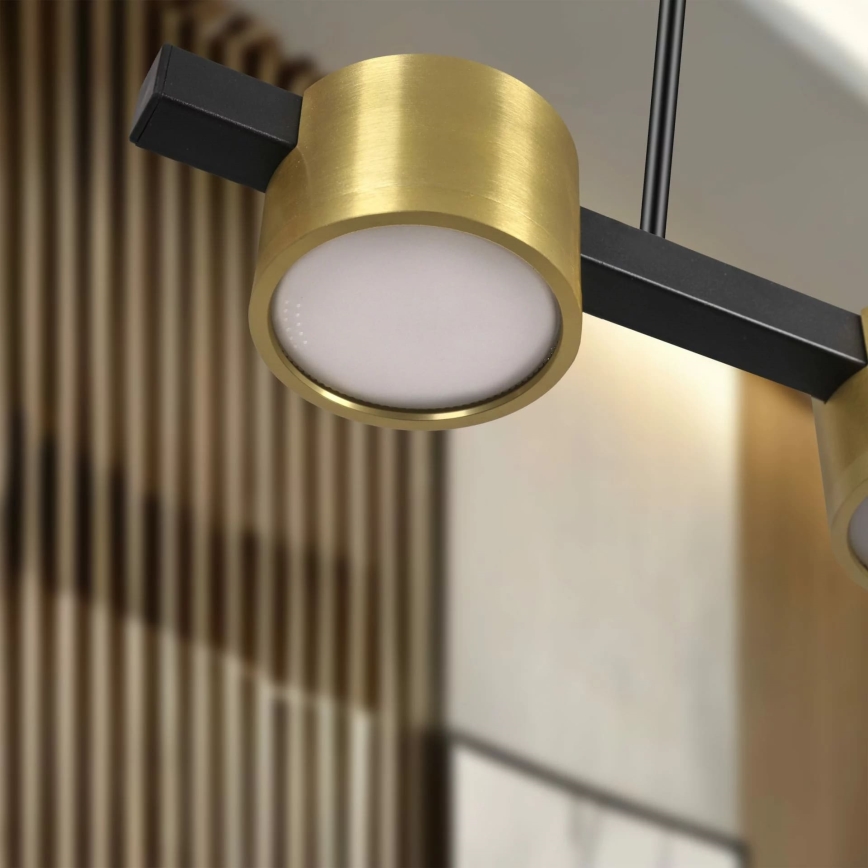 LED-Hängeleuchte MIRELLA 3xGX53/6W/230V golden/schwarz