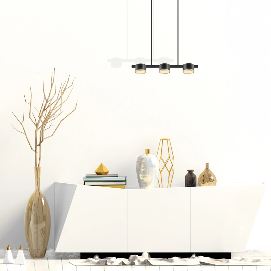 LED-Hängeleuchte MIRELLA 3xGX53/6W/230V schwarz