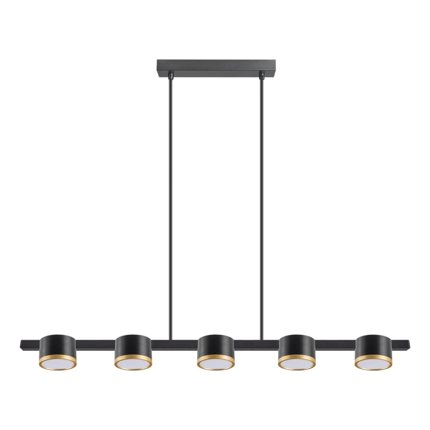 LED-Hängeleuchte MIRELLA 5xGX53/6W/230V schwarz