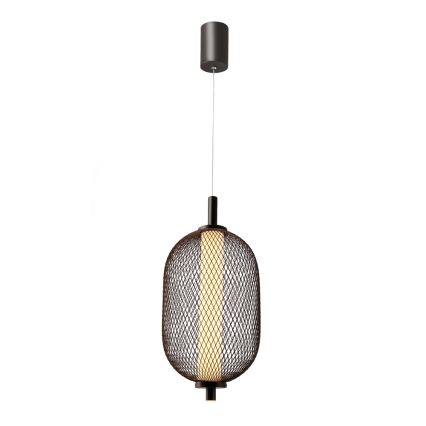 LED-Hängeleuchte mit Kabel PUMA LED/10W/230V Ø 15 cm schwarz