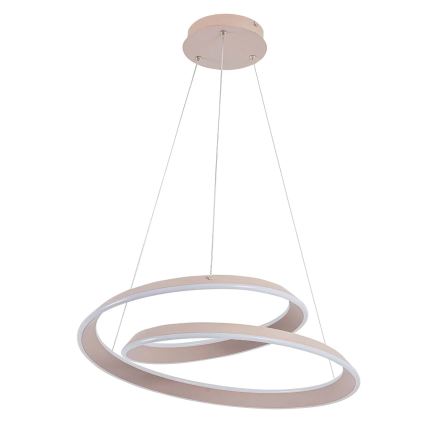 LED-Hängeleuchte mit Kabelabhängung CASHMERE LED/75W/230V Ø 60 cm weiß