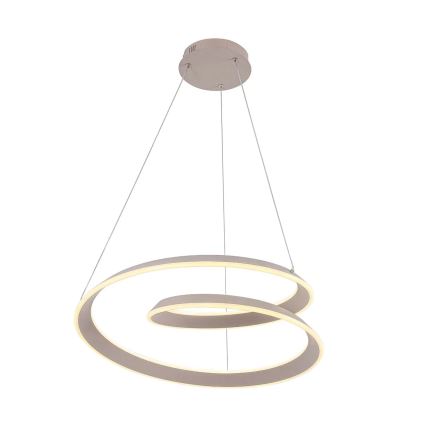 LED-Hängeleuchte mit Kabelabhängung CASHMERE LED/75W/230V Ø 60 cm weiß