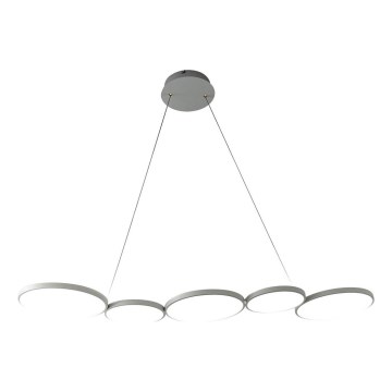 LED-Hängeleuchte OLYMPIA 5xLED/10W/230V grau